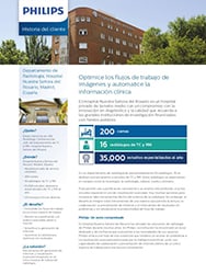 Portada del reportaje sobre interpretación de imágenes radiológicas y automatización del conocimiento clínico en el Hospital Nuestra Señora del Rosario (descargar .pdf)