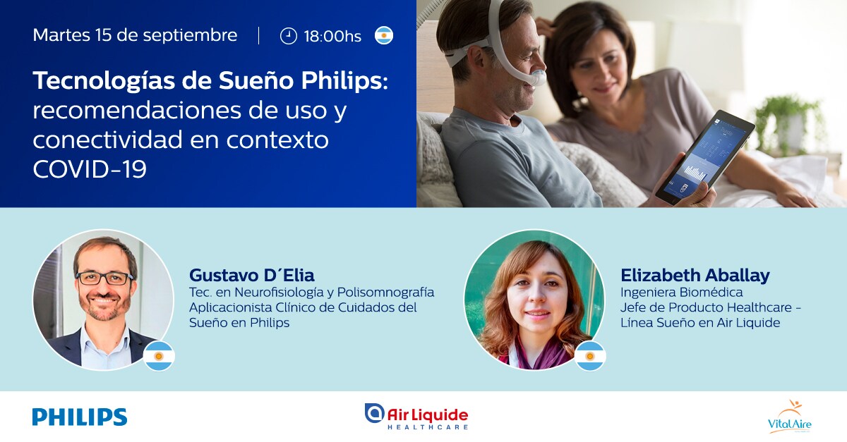 Tecnologías de Sueño Philips: recomendaciones de uso y conectividad en contexto COVID-19