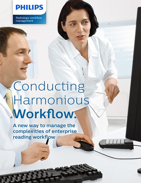 Folleto de Philips Radiology Workflow Orchestrator para la lectura de imágenes de diagnóstico (descargar .pdf)