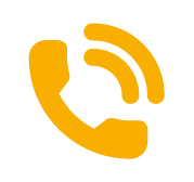 un logotipo de teléfono amarillo sobre un fondo negro