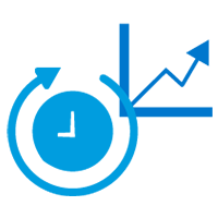 Icono de datos de tiempo