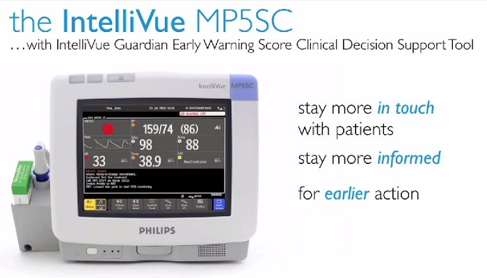 Reduzca las demoras en el tratamiento con el Monitor IntelliVue MP5SC