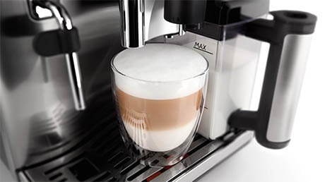 La tecnología Latte Perfetto patentada de Saeco se presentó en 2012