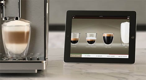 Aplicación de café inteligente de Saeco (2014)
