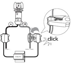 Imagen de el foco LED de instalación visual manual