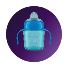 El vaso Philips Avent es fácil de sujetar