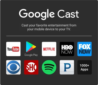 Google Cast logo train badge