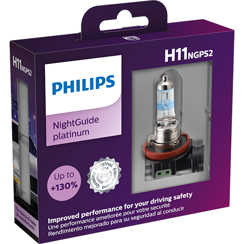 Envase de Philips Nightguide Platinum