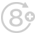 Icono de cabezales con reconocimiento de contorno de 8 direcciones
